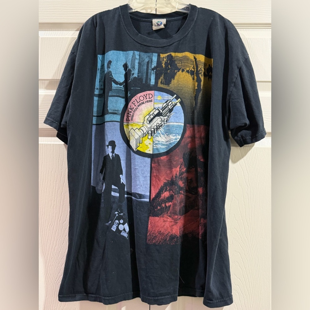 Vintage Pink Floyd The Wall shirt Liquid Blue Men’s 2XL Band shirt VTG